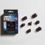 Набор кубиков Classic RPG Black & Red Dice Set